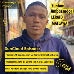 Lerato interviews former SRC president of UJ Kamvelihle Goba