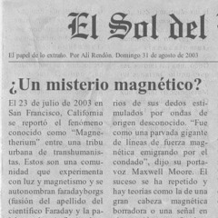 El Papel de lo Extraño #15: ¿Un misterio magnético?