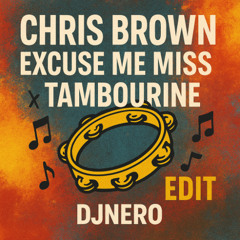 CHRIS BROWN - EXCUSE ME MISS X TAMBOURINE DJNERO EDIT (PITCHED)