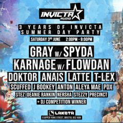 3 years of INVICTA: competition entry - dj CLOUDY