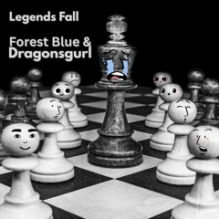 Legends Fall Forest Blue and Dragonsgurl