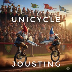 Unicycle Jousting