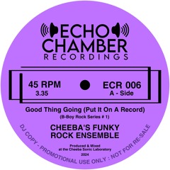 CHEEBA’S FUNKY ROCK ENSEMBLE -  Good Thing Going (Put It On A Record)