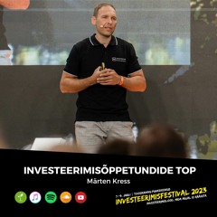 Investeerimisõppetundide TOP - Märten Kress