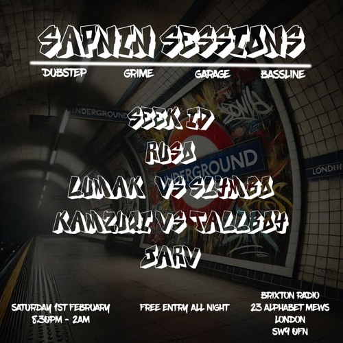 Sapnin Sessions #2 @ Brixton Radio - JÄRV