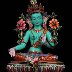 Mật Tông Thần Chú Tara Xanh  Lục Độ Mẫu Om Tare Tuttare Ture Soha Tinna Tình