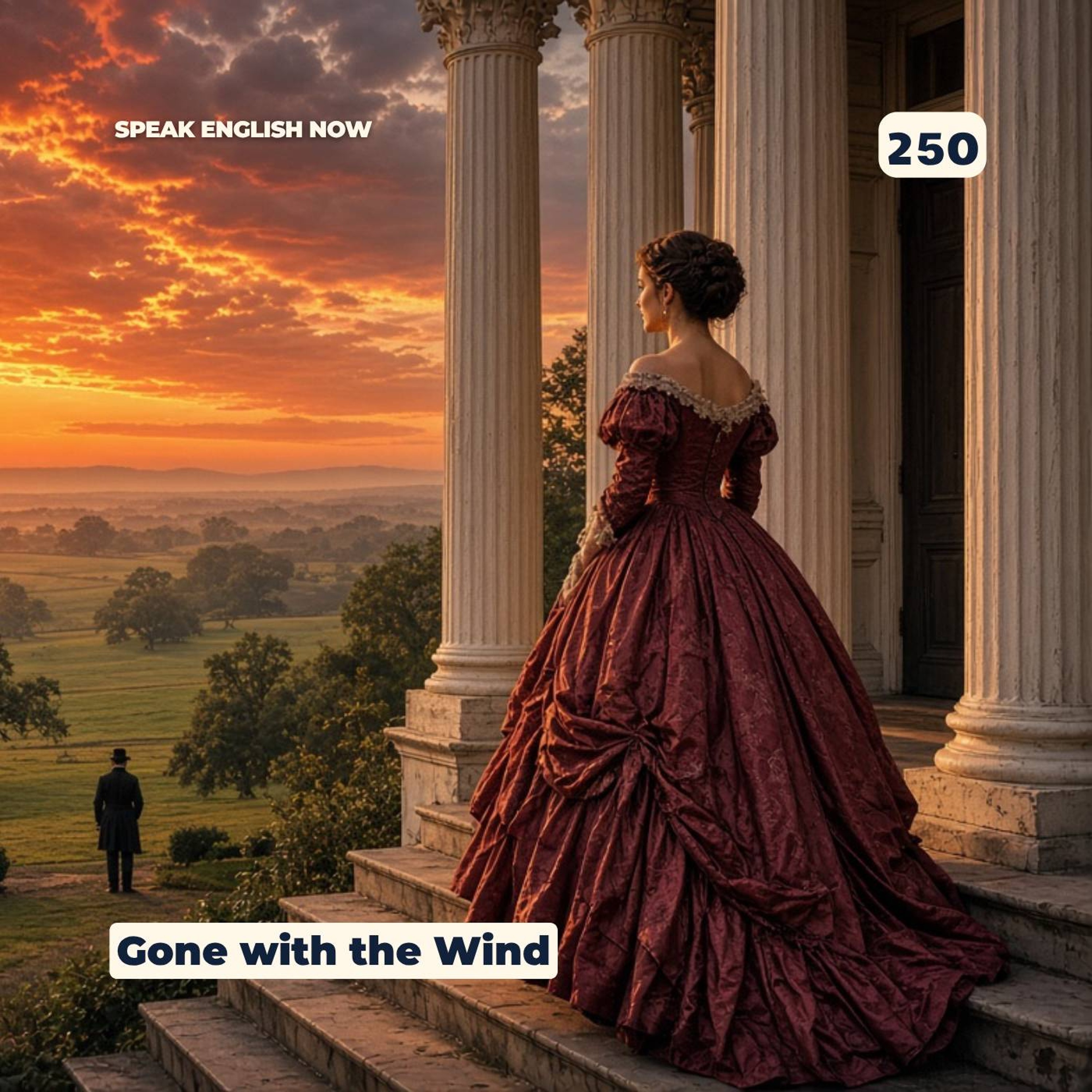 #250 Learn English by Watching Classic Movies: 'Gone with the Wind' episode artwork