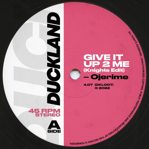 Ojerime - Give It Up 2 Me (Knights Edit) [Free Download]