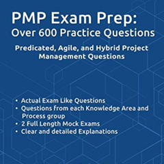 download PDF 📜 PMP Exam Prep Over 600 Practice Questions: Based on PMBOK Guide 6th E