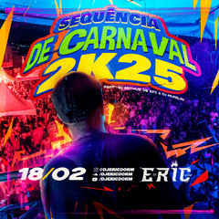 SEQUÊNCIA DE CARNAVAL 2025 - DJ ERIC DO RM [ PART. DJ ARTHUR DE AFC & DJ MURILIN ]