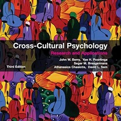[Free] PDF ✔️ Cross-Cultural Psychology: Research and Applications by  John W. Berry,