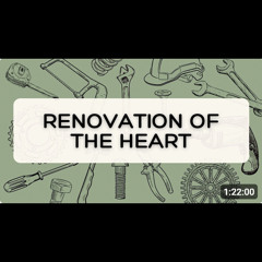 Renovation of the heart.  Practice: scripture with a focus on meditation.  Tool:  plumb-line.  Joshua 1:8. 7/6/25