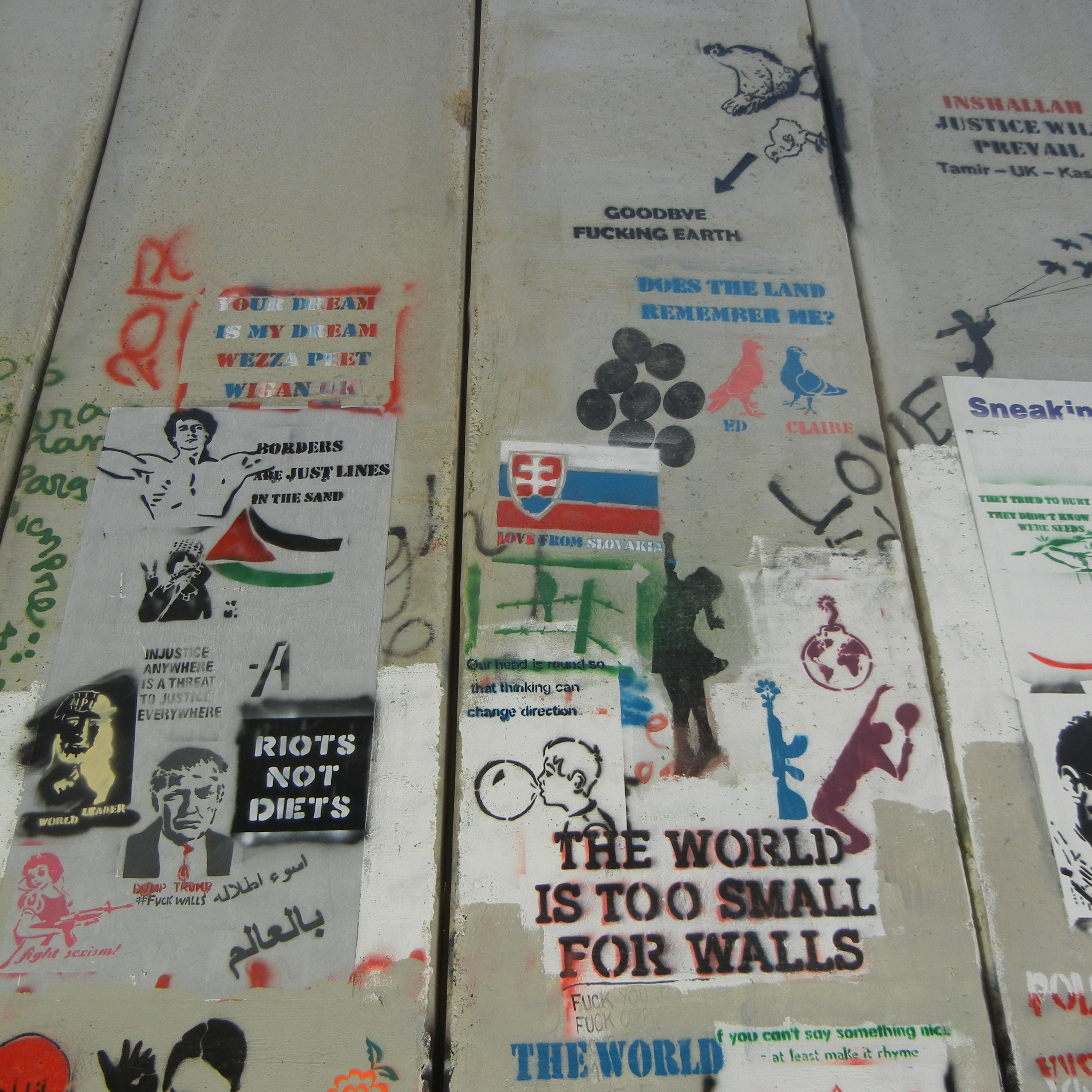 Protest against the wall episode artwork