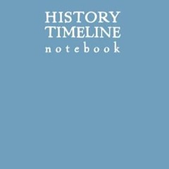 🍌[PDF Online] [Download] History Timeline Notebook Light Blue Softcover Graph Paper BCE - CE Jo