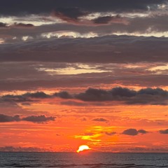 Sunset at Ranchos Itaúna, Santa Teresa CR