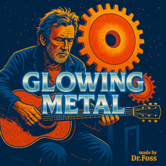 Glowing metal.