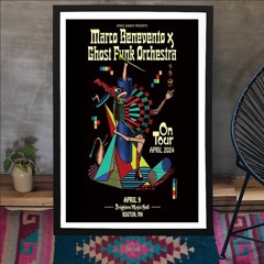 Marco Benevento X Ghost Funk Orchestra At Brighton Music Hall In Boston, MA April 9 2024 Poster
