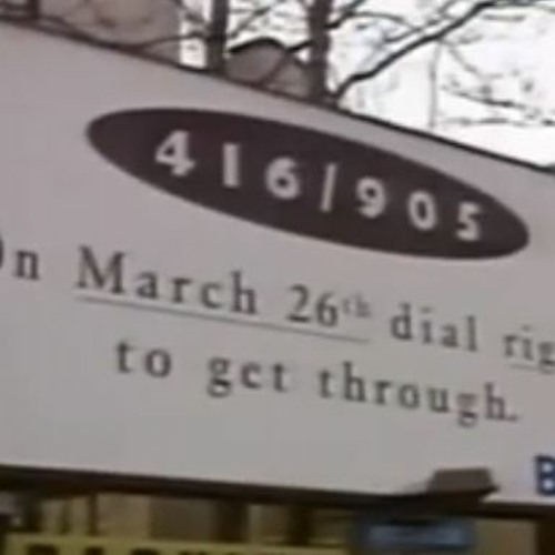 Bell 905 Area Code Warning By Retrontario