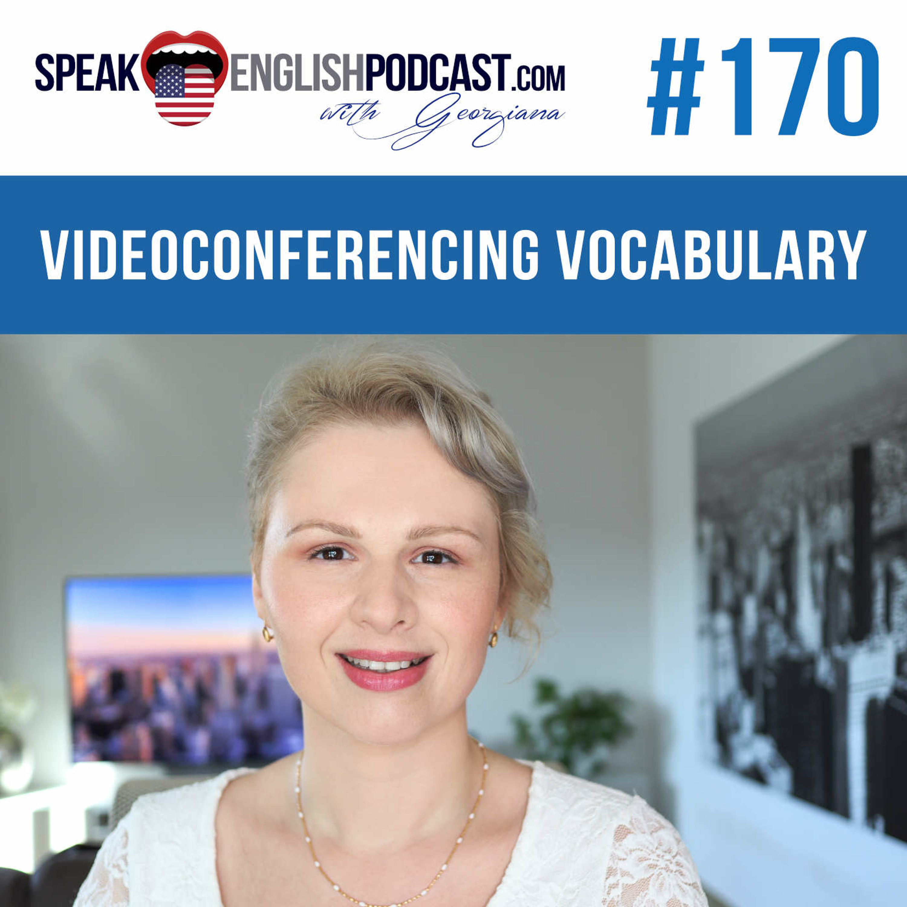 #170 Video Conference Vocabulary in English episode artwork