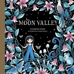( 8pi ) Moon Valley Coloring Book by  Maria Trolle ( Hwr )