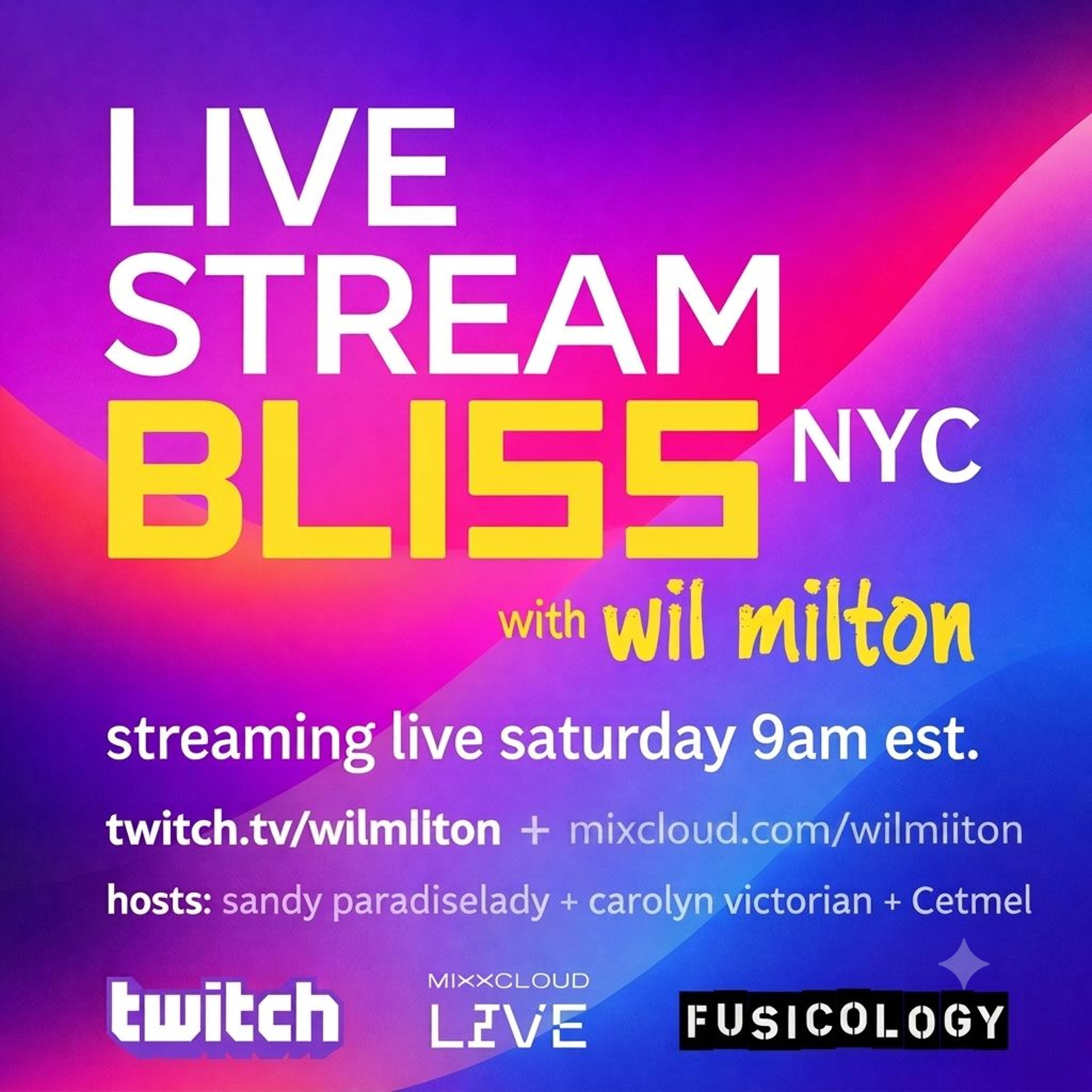 BLISS NYC with Wil Milton 7.4.26 episode artwork