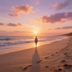 Spaziergang am Sandstrand