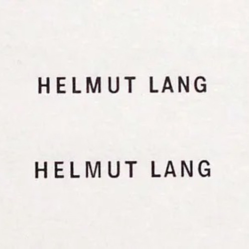 HELMUT LANG