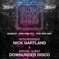 Black Light Disco Monday 24th Feb 2020 - Nick Gartland & Downunder Disco
