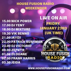 House Fusion Radio "Midnight Vibes #70" Friday, Jan. 23rd, '26