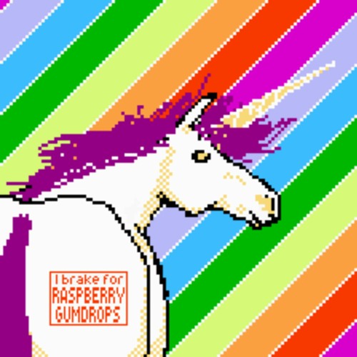 Raspberry Unicorn Can't Find'er Horn!