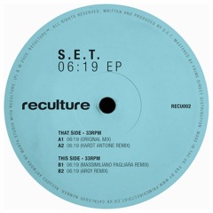 B2. S.E.T. - B2 06:19 (Argy Remix)(RECU002)[192kbps Clip]