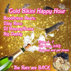 Love Burn Gold Bikini party 25