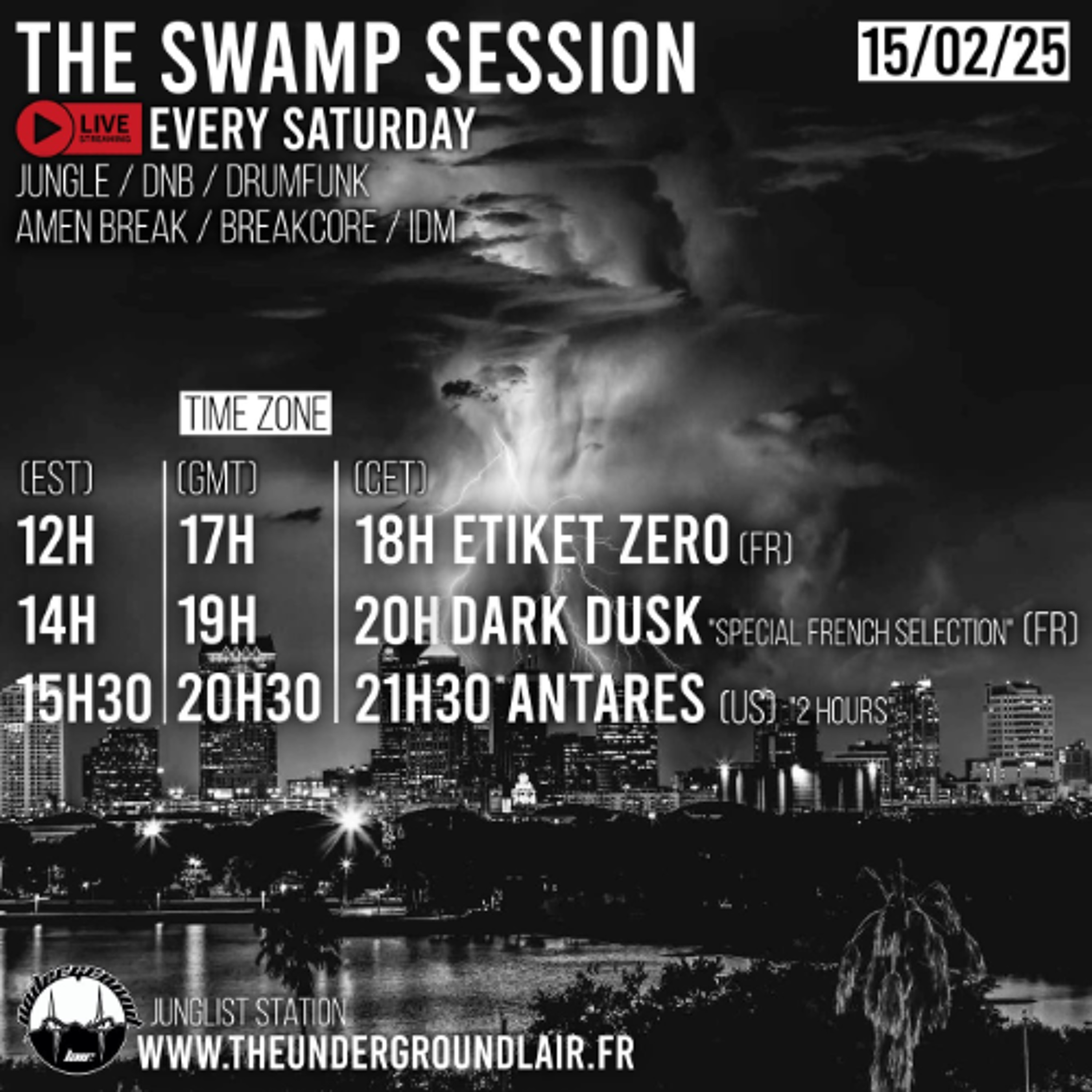 Antares - LIVE on The Underground Lair - The Swamp Session - 15.2.25 episode artwork