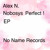Artwork for Alex N. - Nobodys Perfect !