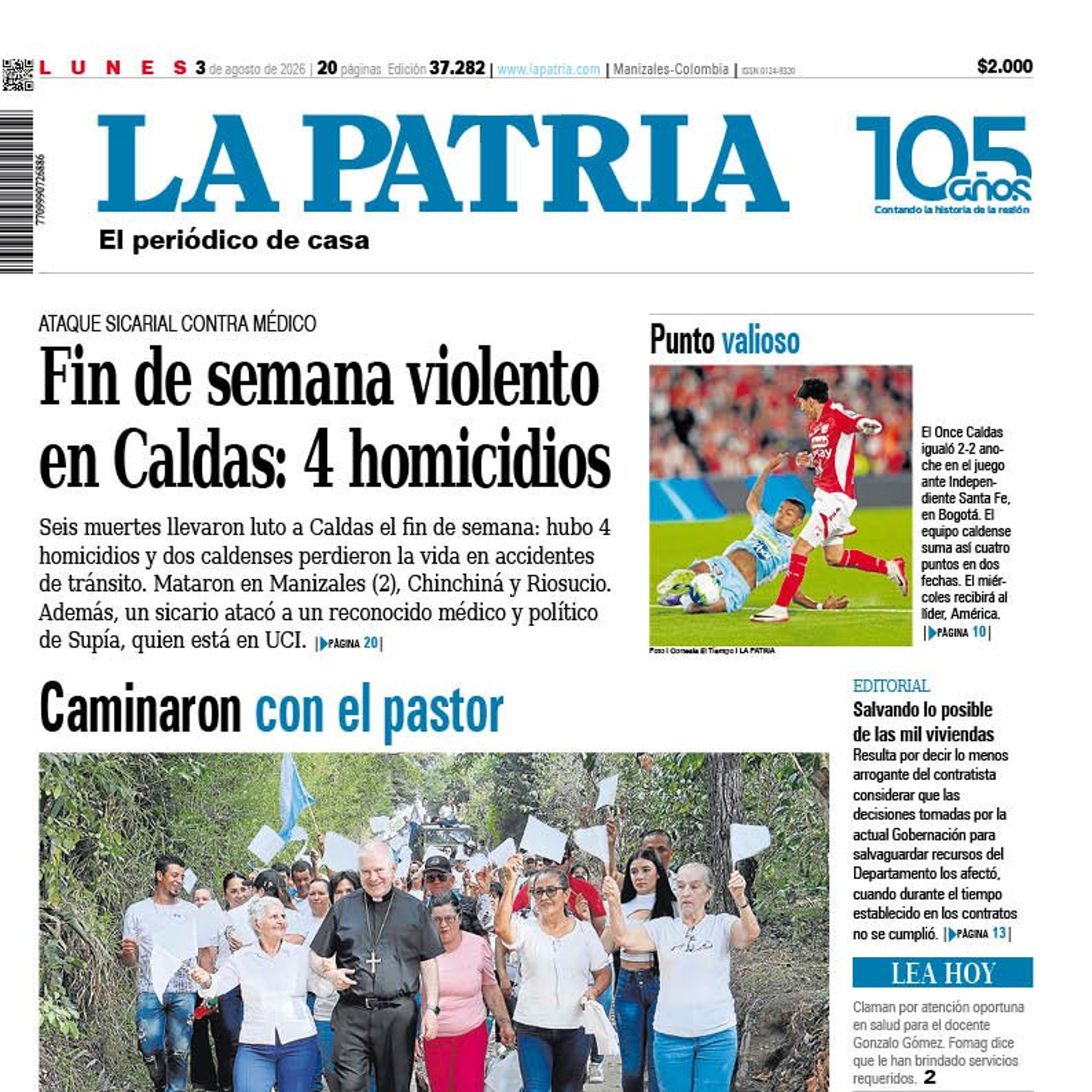 1. Titulares del informativo de la mañana - 3 de agosto episode artwork