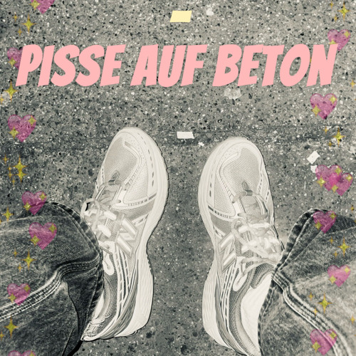 Pisse auf Beton