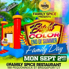 Family Spice Labor Day Cook Out Sept 2 2024