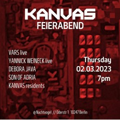 Yannick Weineck LIVE @ KANVAS Feierabend | Nachtvogel | 02.03.2023