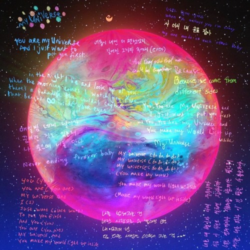 Bts coldplay my universe 