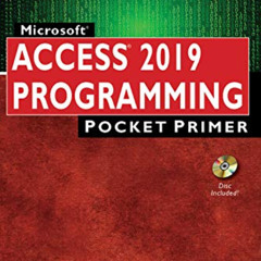 DOWNLOAD KINDLE 📜 Microsoft Access 2019 Programming Pocket Primer (Computing) by  Ju