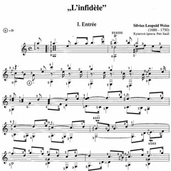 Sylvius Leopold Weiss | Suite L'infidele - Entree