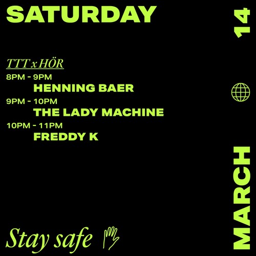 Henning Baer @ TTT X HÖR Berlin - March 14, 2020