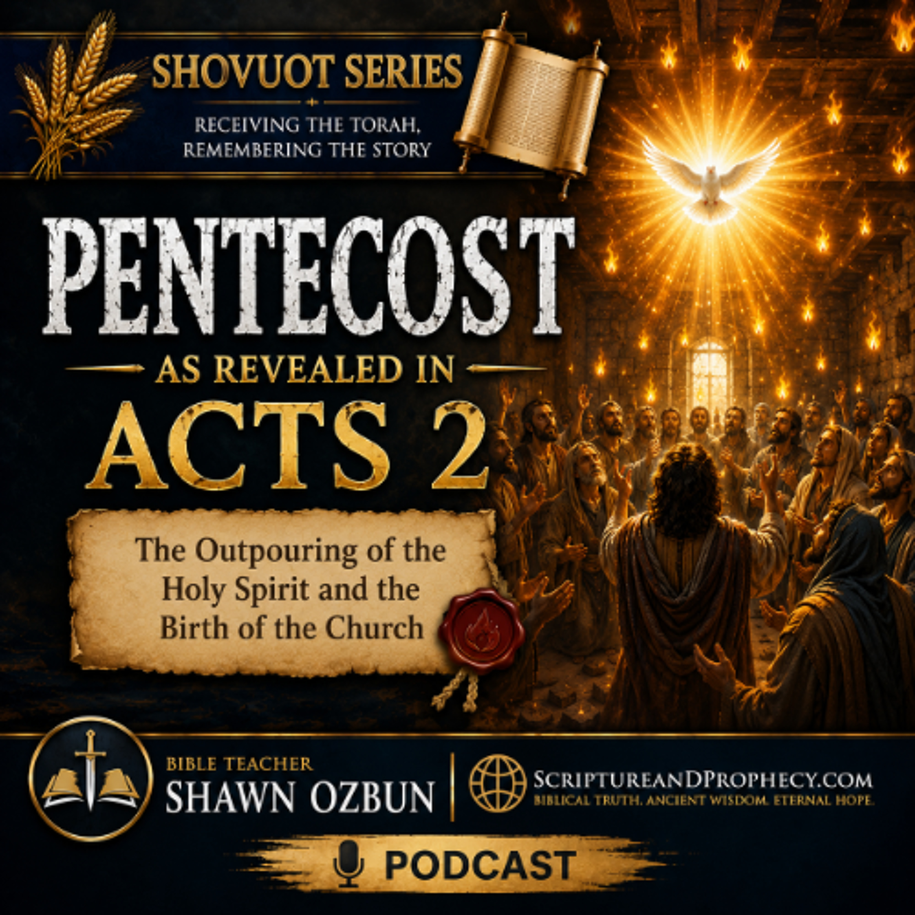 Pentecost & The Outpouring of The Holy Spirit: Acts Chapter 2 (Shavuot 2026)