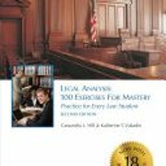 [Download PDF] Legal Analysis: 100 Exercises for Mastery Practice for Every Law Student - Cassandra