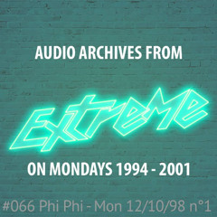 #066 Extreme On Mondays 12/10/98 n°1