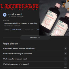 iRRELEVANT (SHOTGUNSUiCiDE & $FRiGHT$ DiSS) prodby PARiAH