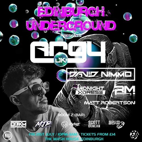 #12 Scott Duncan Live Techno Mix @ Edinburgh Underground presents Argy (UK)
