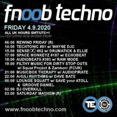 Lounge Squatt X Fnoob Techno Radio With Save Your Atoll & Groove Daniel