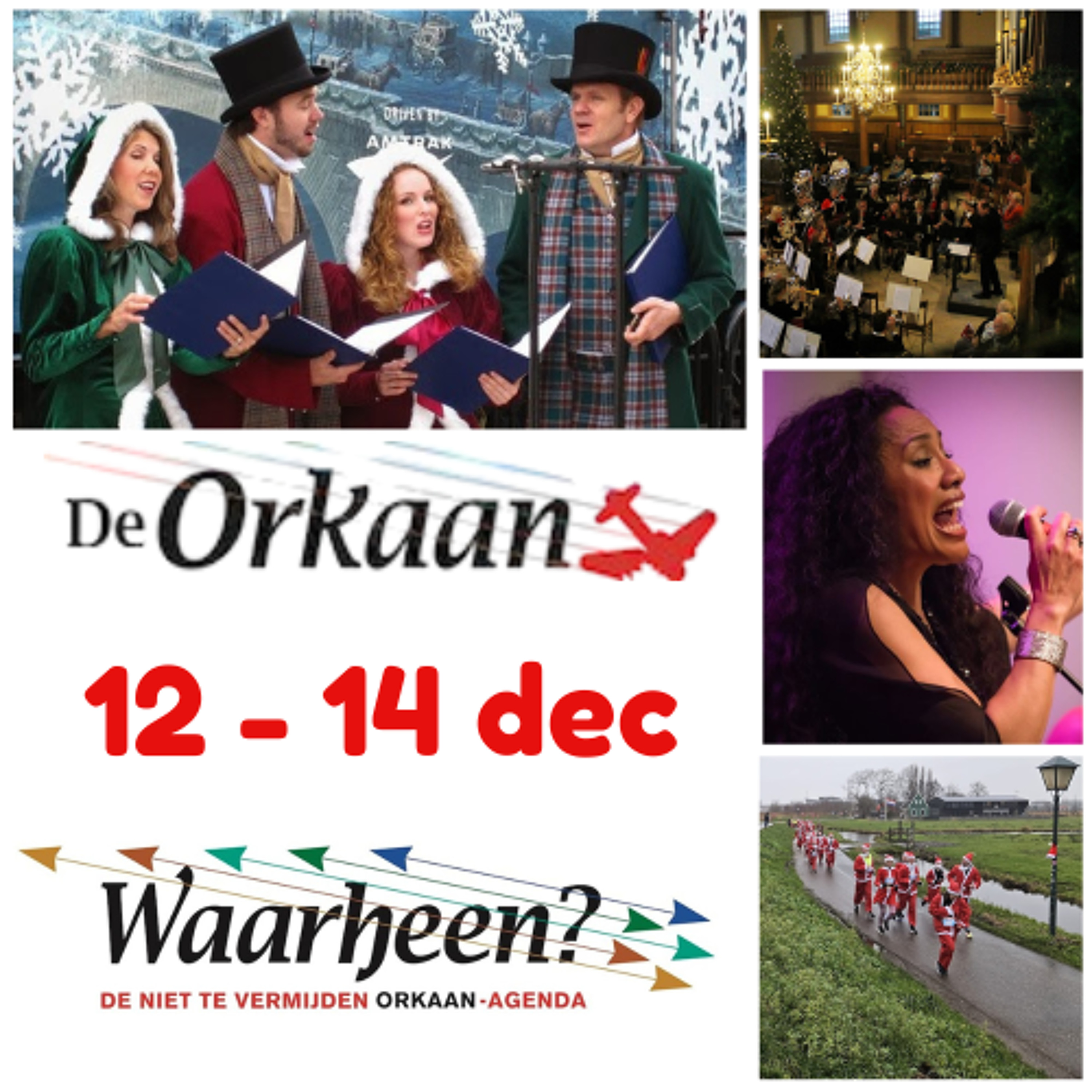 Waarheen - Zaanse uitgaanstips van De Orkaan (12 - 14 december)