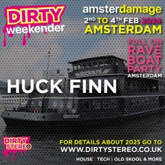 Huck Finn Dirty Stereo Amsterdamage Boat Party Feb 2024